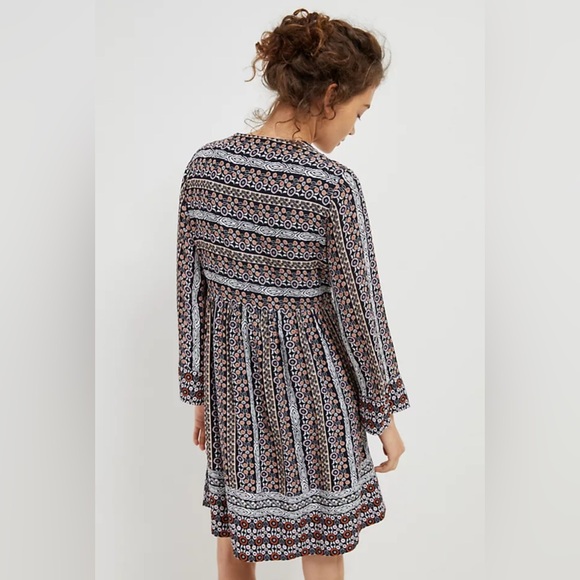 Anthropologie Maeve Jenna Multicolor Long Sleeve Dress - Picture 11 of 11